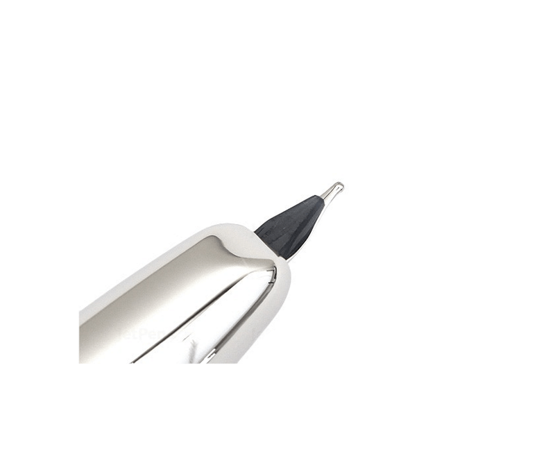 Stilou-Pilot-Capless-Rhodium-varf-mediu-alb