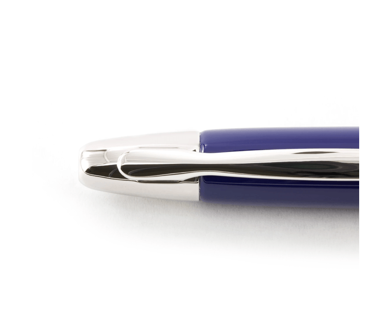 Stilou-Pilot-Capless-Rhodium-varf-fin-albastru