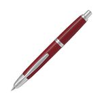 Stilou-Capless-Rhodium-Graphite-rosu-varf-mediu