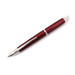 Stilou-Pilot-Capless-Decimo-Rhodium-varf-mediu-rosu