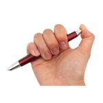 Stilou-Pilot-Capless-Decimo-Rhodium-varf-mediu-rosu