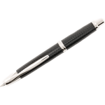 Stilou-Pilot-Capless-Rhodium-Graphite-varf-mediu-negru-graphite