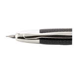 Stilou-Pilot-Capless-Rhodium-Graphite-varf-mediu-negru-graphite