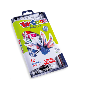 Tempera la tub Toy Color 12 ml 12 culori
