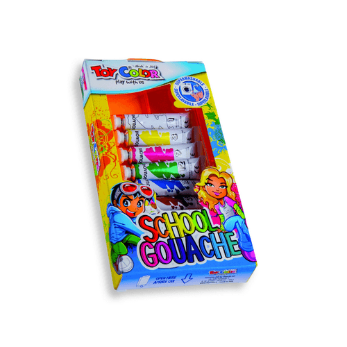 Tempera la tub Toy Color 7.5 ml 7 culori