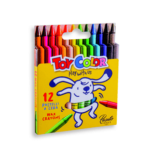 Creioane cerate Toy Color 12 bucati