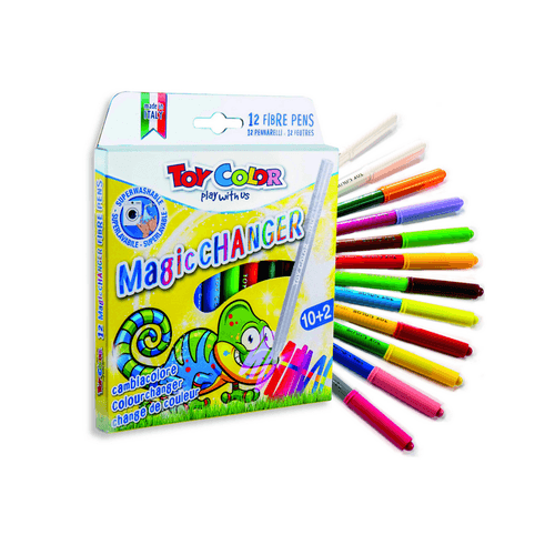 Carioci magice Toy Color 10+2 culori