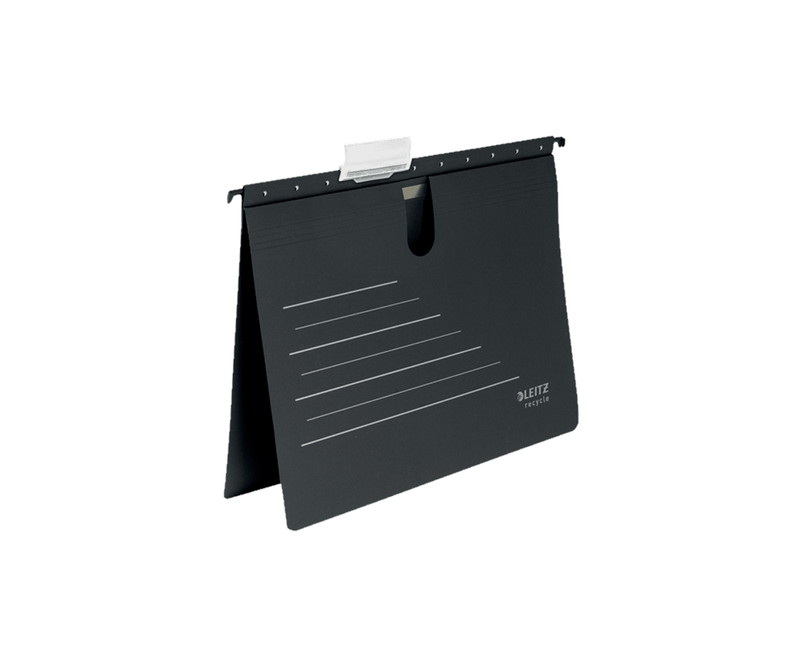 Dosar-suspendabil-Leitz-Recycle-carton-reciclat-A4-cu-sina-negru