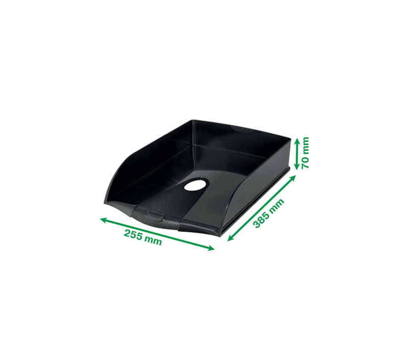 Tavita-documente-Leitz-Recycle-PS-reciclat-A4-negru