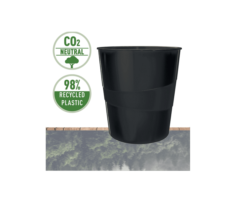 Cos-hartii-Leitz-Recycle-PP-reciclat-15l-negru