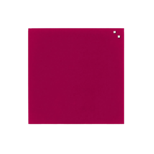Tabla magnetica sticla rosie de perete 45 x 45 cm Naga
