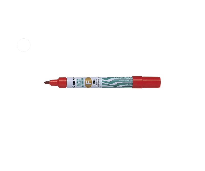 Marker-permanent-Pilot-varf-rotund-1.0-mm-rosu