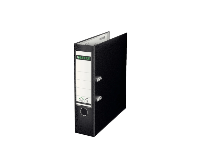 Biblioraft-Leitz-A4-cu-mecanism-180-8-cm-negru