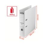 Biblioraft-Esselte-No.1-Power-VIVIDA-PP-PP-A4-75-mm-galben