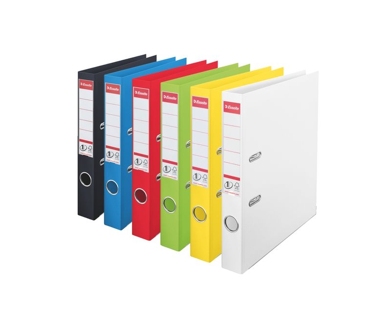 Biblioraft-Esselte-No.1-Power-VIVIDA-PP-PP-A4-50-mm-alb