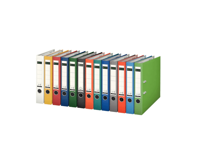 Biblioraft-A4-PP-partial-reciclat-certificare-FSC-52-mm-Leitz-180-rosu-2