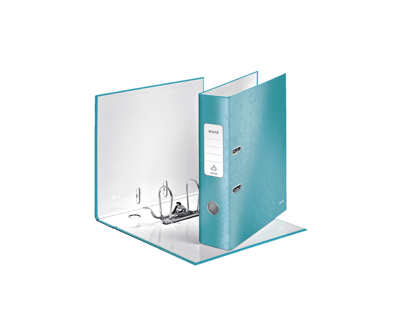 Biblioraft-Leitz-180°-WOW-carton-laminat-A4-80-mm-turcoaz