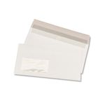 Plic-DL-110-x-220-mm-alb-siliconic-cu-fereastra-in-stanga-25-bucati-set