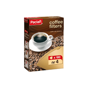 Rezerva din hartie pentru filtru cafea nr. 4 100 bucati