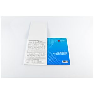 Foi parcurs marfa A4 hartie offset 100 seturi/carnet coperta carton 300g/mp