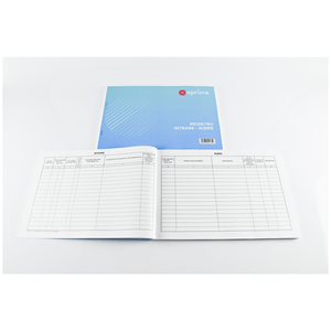 Registru intrare - iesire A4 hartie offset 100 file/carnet coperta carton 300 g/mp