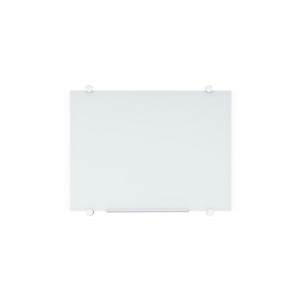 Tabla magnetica sticla alba de perete 90 x 120 cm Bi-Silque