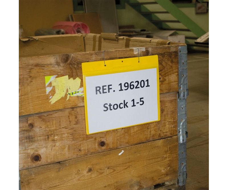 Buzunar-orizontal-Tarifold-pentru-identificare-A5-galben-10-bucati-set