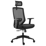Scaun ergonomic jh, Negru