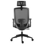 Scaun ergonomic jh, Negru