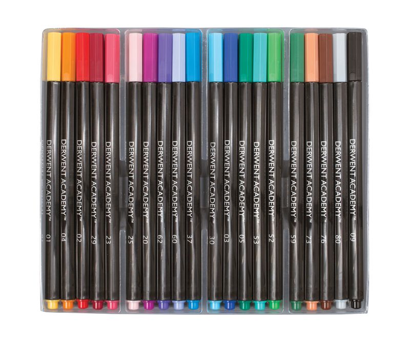 Marker-pe-baza-de-apa-Derwent-Academy-20buc-set