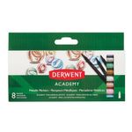 Marker-Derwent-Academy-varf-ascutit-culori-metalice-8buc-set