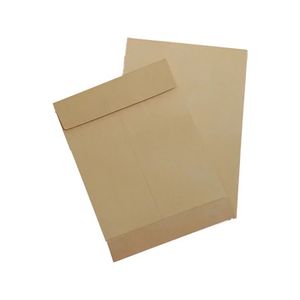 Set 100 plicuri cu burduf TB/4 siliconic kraft 250 x 353 x 100 mm