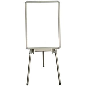 Flipchart nemagnetic Interpano rama din aluminiu 70 x 100 cm