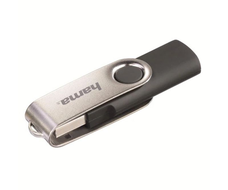 Memorie-USB-Hama-Rotate-16GB-USB-2.0-Negru-Argintiu