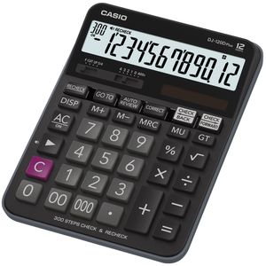Calculator de birou 12 digits Casio DJ-120D negru
