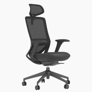 Scaun birou operational ergonomic mesh dark grey Colin H