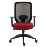Scaun-ergonomic-J-bordo