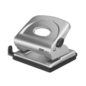 Perforator argintiu metalic 2 perforatii 25 coli Rapid