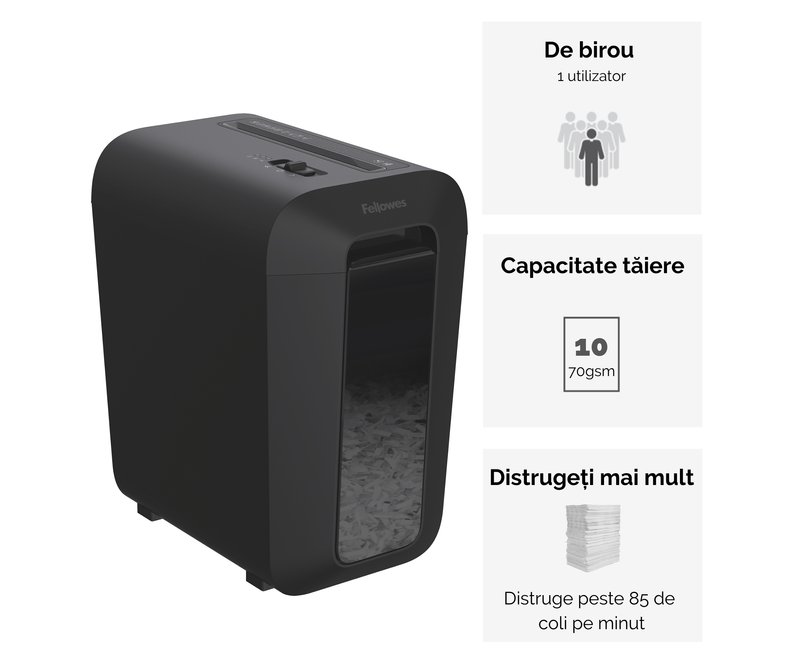 Distrugator-documente-LX65-cross-cut-10-coli-negru-Fellowes