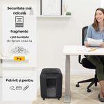 Distrugator-documente-LX85-cross-cut-12-coli-negru-Fellowes