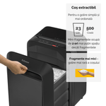 Distrugator-documente-LX210-mini-cut-16-coli-negru-Fellowes