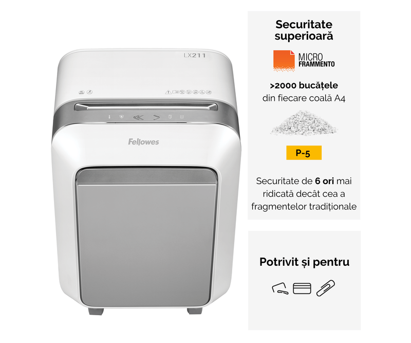 -Distrugator-documente-LX-211-Fellowes-alb-
