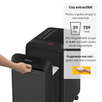 Distrugator-documente-LX220-mini-cut-20-coli-negru-Fellowes