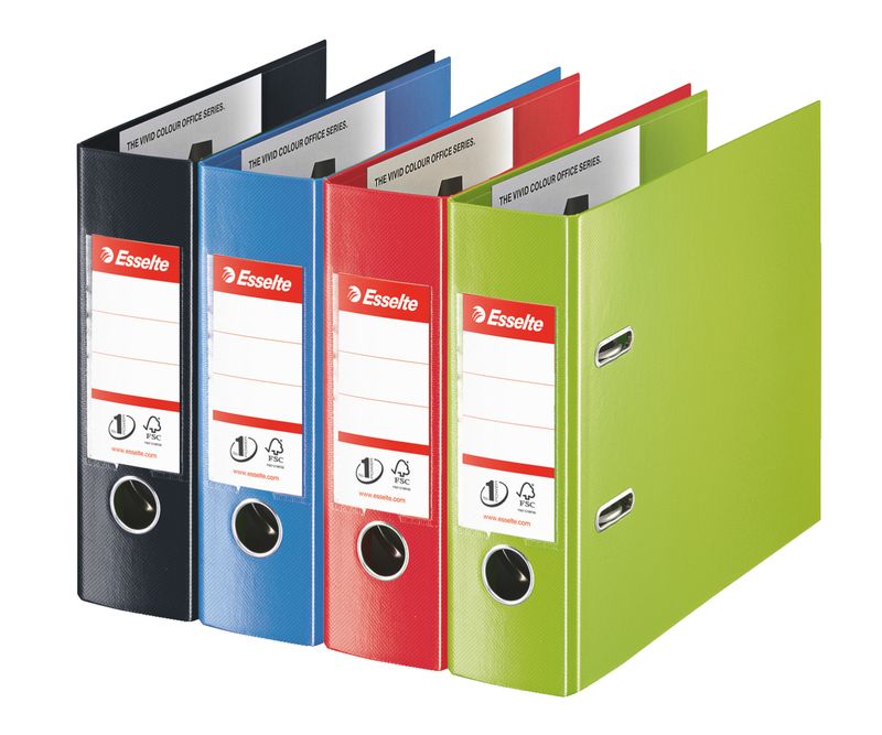 Biblioraft-Esselte-No.-1-Power-VIVIDA-PP-pentru-banci-7.5-cm-negru