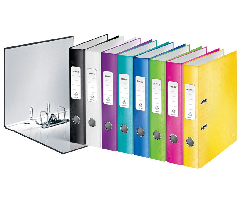 Biblioraft-Leitz-180-WOW-A4-5-cm-lime-metalizat