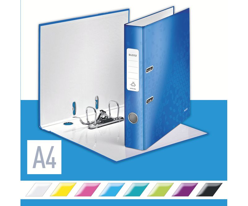 Biblioraft-Leitz-180-WOW-carton-laminat-A4-52-mm-albastru-2