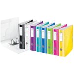 Biblioraft-Leitz-180°-Active-WOW-polyfoam-A4-82-mm-turcoaz-metalizat