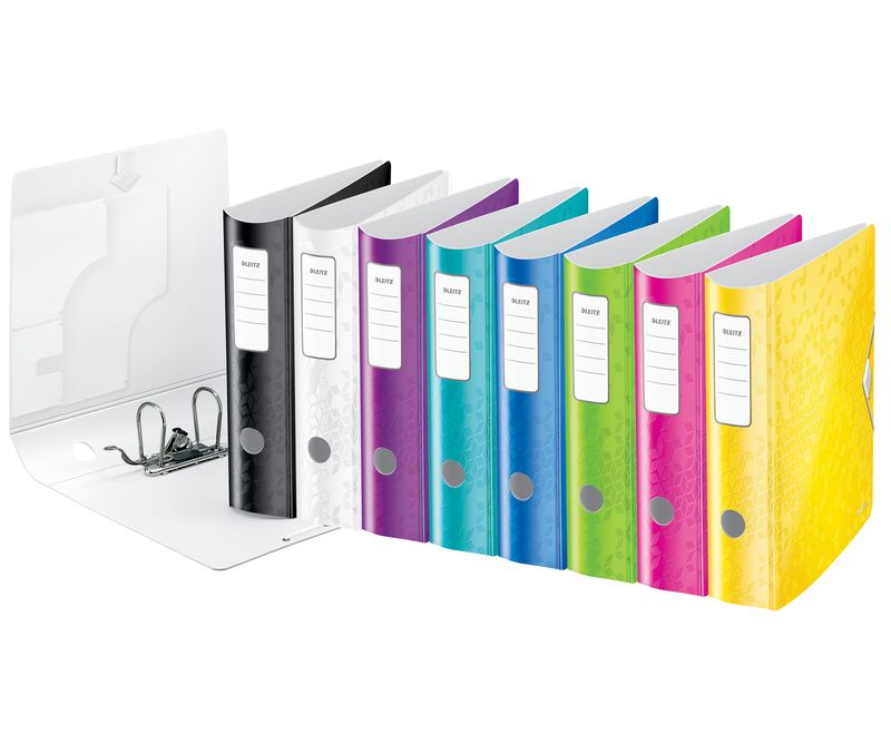 Biblioraft-Leitz-180°-Active-WOW-polyfoam-A4-82-mm-turcoaz-metalizat
