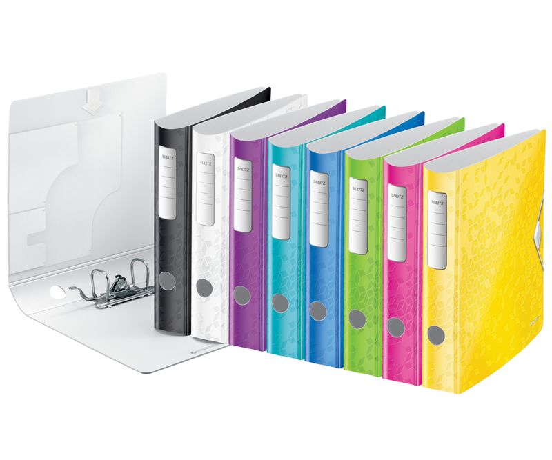 Biblioraft-Leitz-Active-WOW-180-PP-A4-5-cm-albastru-metalizat