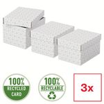 Cutie-depozitare-Esselte-Home-Recycled-S-carton-set-3-buc